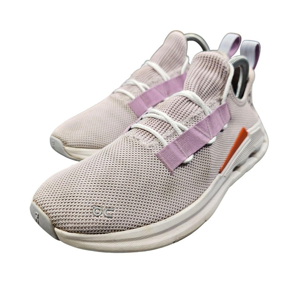 On Cloud Cloudnova Rose Mauve White Slip On Running Shoes 76.98291 Womens 10